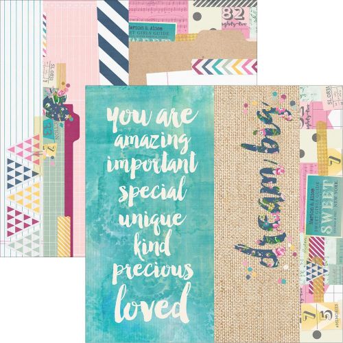 Simple Stories - So Fancy - 12 x 12 Double Sided Elements Paper - 2x12, 4x12 & 6x12 Elements