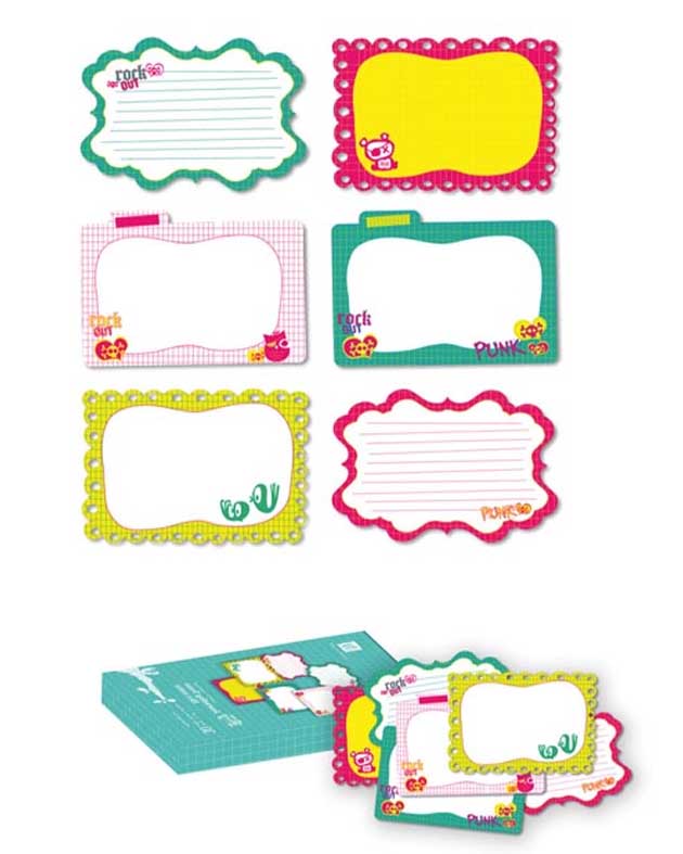 Prima Marketing Inc - Journaling Notes - Rebellious Note Cards - 30 Sheets 4" x 6"