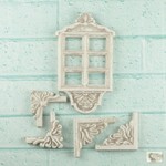 Prima Marketing Inc - Ingvild Bolme Collection - Shabby Chic Treasure - Sculpture Window .75"-2"