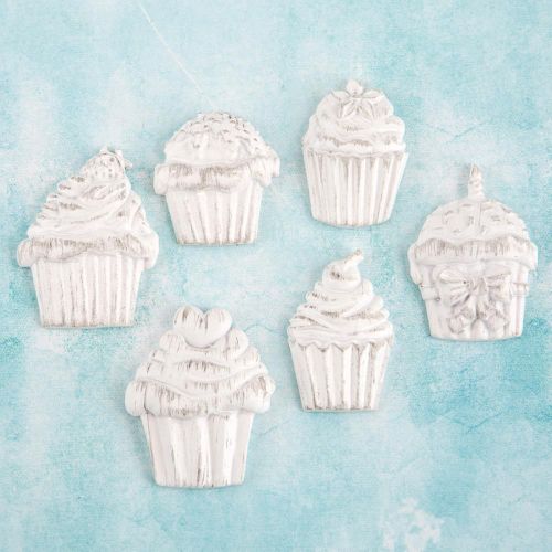 Prima Marketing Inc - Shabby Chic Treasures By Ingvild Bolme - Cupcakes 6/Pkg