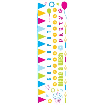 Daisy Bucket Designs - Rub Ons - Celebrations