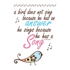 Daisy Bucket Designs - Rub Ons - Song Bird