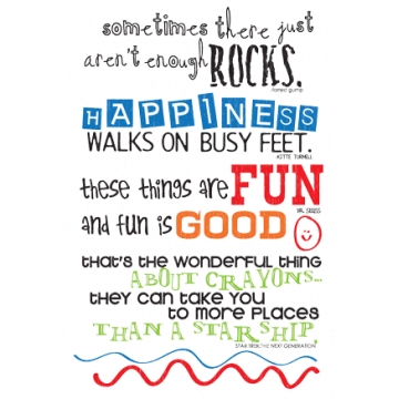 Daisy Bucket Designs - Rub Ons - Fun