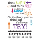 Daisy Bucket Designs - Rub Ons - Think