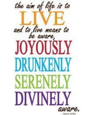 DAISY BUCKET DESIGNS - BE AWARE  RUB ON