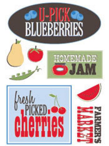 SHABBY GREEN DOOR - FARMERS MARKET - RUB ONS - Fresh Picked