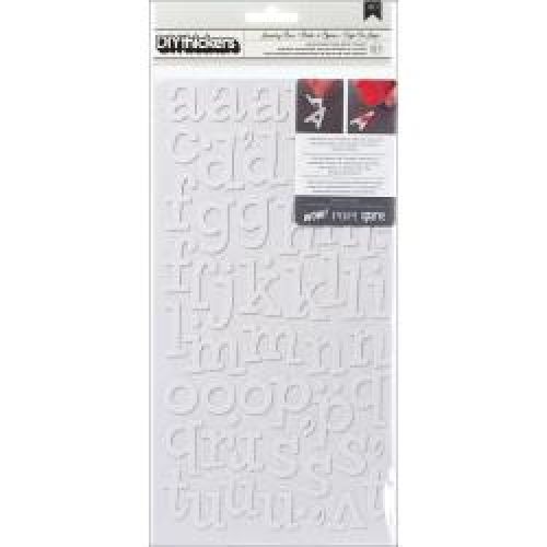 American Crafts - DIY Thickers Foam Alphabet Stickers 6"X11" Sheets 2/Pkg Jewelry Box