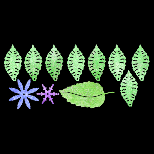 Cheery Lynn Designs Die - Build a Flower #1 Petals & Leaves