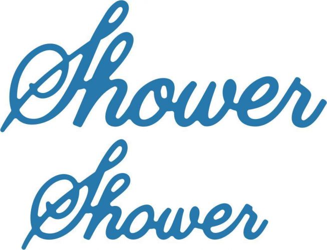 Cheery Lynn Designs Die - Shower (Set of 2)