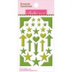 Bella Blvd - Enamel Stickers 3"X4.75" Doodads - Guacamole