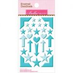 Bella Blvd - Enamel Stickers 3"X4.75" Doodads - Ice
