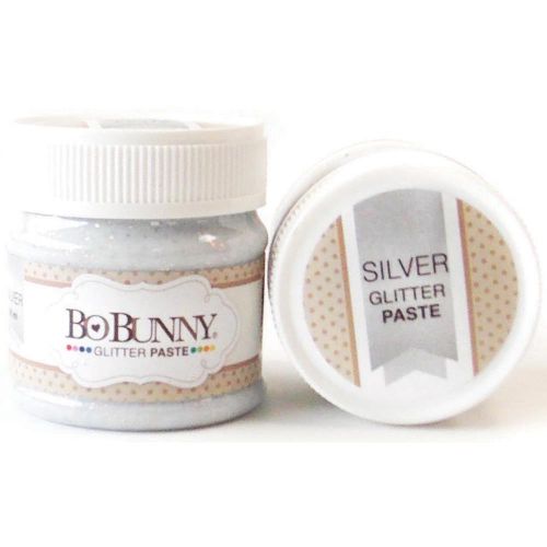 BoBunny Double Dot Glitter Paste - Silver