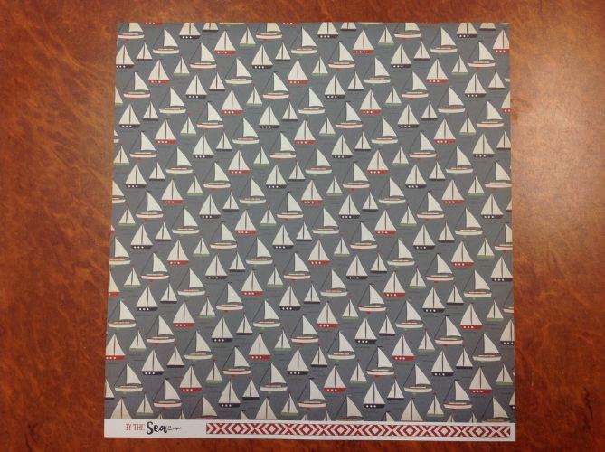 My Minds Eye - By the Sea - 12x12 Paper - Set Sail