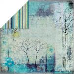 Fabscraps - Rustic Fishing - 12" x 12" Double Sided Patterned Paper