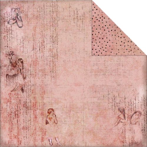 Fabscraps - Victoria's Shoes - 12" x 12" Double Sided Patterned Paper