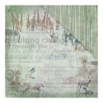 Fabscraps - Call From The Wild - Vanishing - 12" x 12" Double Sided Patterned Paper