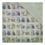 Fabscraps - Call From The Wild - Endangered - 12" x 12" Double Sided Patterned Paper