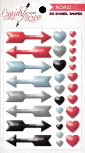 My Mind's Eye - Cupids Arrow No.14 - Enamel Shapes