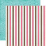 Carta Bella Paper Company - Cool Summer Collection - 12 x 12 Paper - Neapolitan Stripe