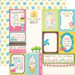 Carta Bella Paper Company - Cool Summer Collection - 12 x 12 Paper - Summer Season Cards