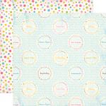 Carta Bella Paper Company - Cool Summer Collection - 12 x 12 Paper - Summer Words