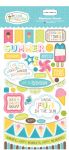 Carta Bella Paper Company - Cool Summer Collection - 12 x 6 Chipboard