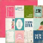 Carta Bella Paper Company - Sew Lovely Collection -12x12" Paper - Sew Fun