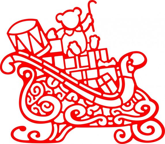 Cheery Lynn Designs Die - Santaï¿½s Sleigh