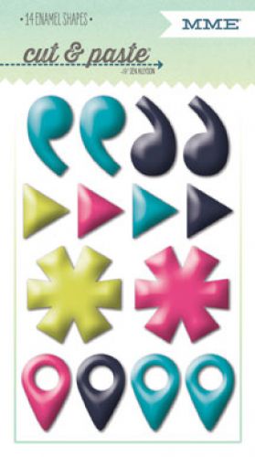 My Mind's Eye - Cut & Paste - Story - Enamel Shapes