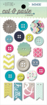 My Mind's Eye - Cut & Paste - Loved - Decorative Buttons