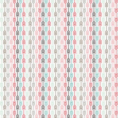 My Mind's Eye - Cut & Paste - Small - Point  - 12" x 12" Double Sided Patterned Paper