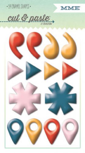 My Mind's Eye - Cut & Paste - Inspired - Enamel Shapes