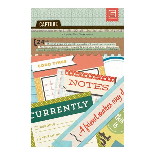 Basic Grey - Snippets - Capture - Journal - 4x6"