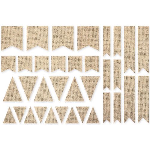 Simple Stories - DIY - Design it Yourself - Burlap Stickers 4"X6" - Banners