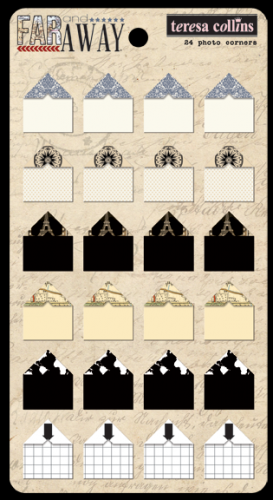 Teresa Collins Designs - Far & Away - Photo Corners