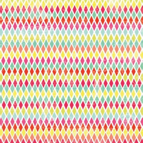 My Minds Eye - Find Your Wings and Fly - Up and Away - Rainbow Harlequin - Paper