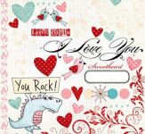 Fancy Pants - Splendid Rub-ons - 8" x 8"