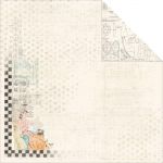 Fabscraps - Milkshake Chic - Vanilla - 12" x 12" Double Sided Patterned Paper