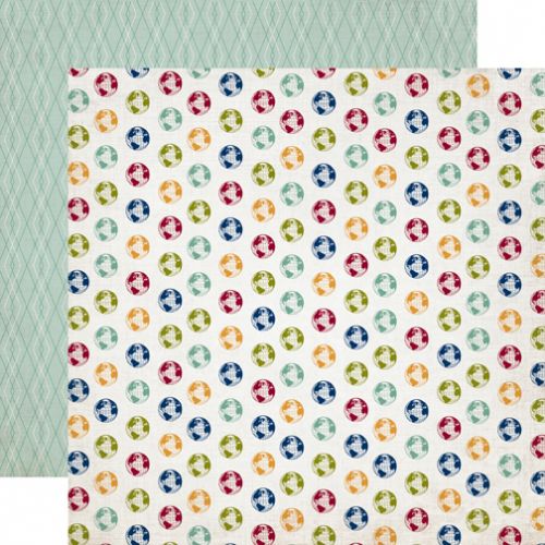 Echo Park Paper Company - Getaway Collection - 12x12" Paper - Globes