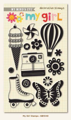 My Minds Eye - My Girl - Stamps