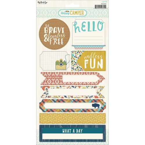 My Minds Eye - Happy Camper - 6x12 Stickers