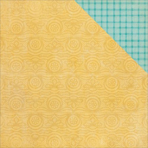 My Minds Eye - Hello Gorgeous - 12x12 Cardstock - Amber