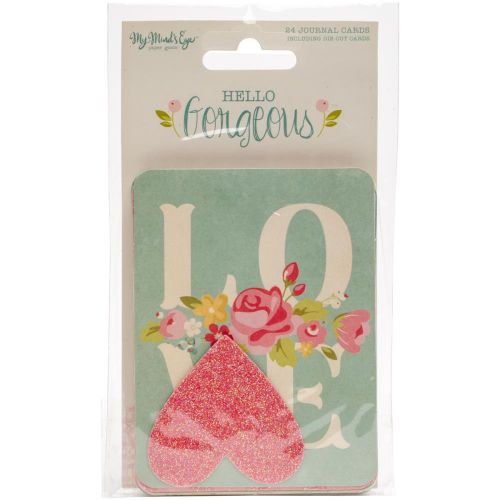 My Minds Eye - Hello Gorgeous - Journaling Cards 24/Pkg