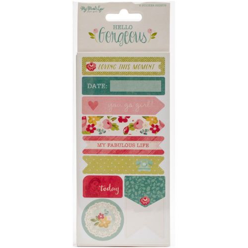 My Minds Eye - Hello Gorgeous - Alpha/Word Stickers