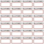 Teresa Collins Designs - Hello My Name Is - Tags - 12 x 12 Double Sided Patterned Paper