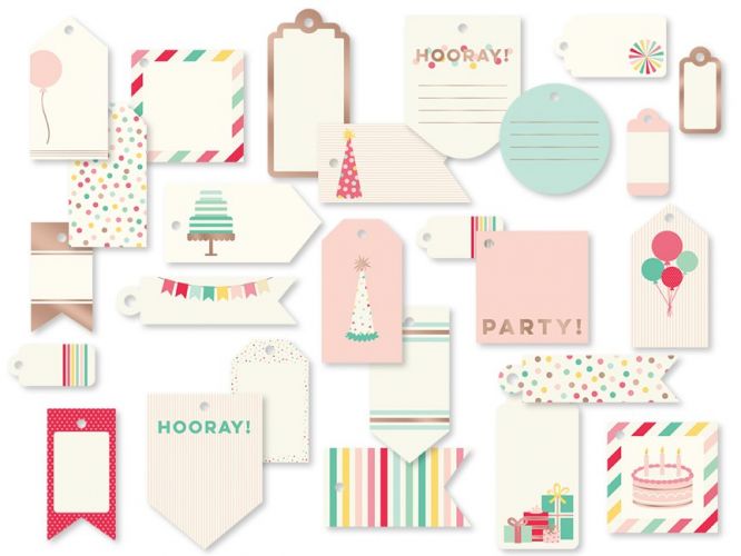 My Mind's Eye - Hooray Decorative Tags