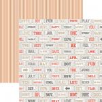 Teresa Collins Designs - He Said -  Tickets  12x12 Paper