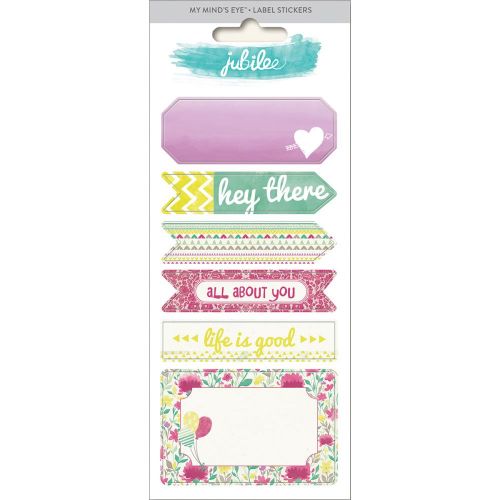 My Mind's Eye - Sherbet Jubilee Collection - Enjoy Sticker Labels