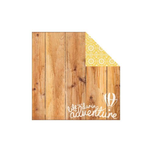 My Mind's Eye - Tangerine Jubilee Collection - Adventure Be Daring 12 x 12 Double Sided Patterned Paper