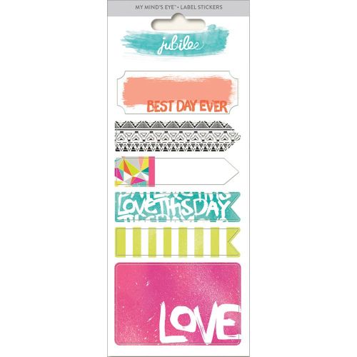 My Mind's Eye - Wild Berry Jubilee Collection - Love Sticker Labels